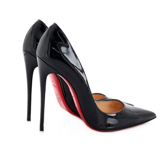 Christian Louboutin Women's So Kate Pumps Patent 120 Black - Picture 3 of 6